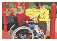 gioco per bambini disabili